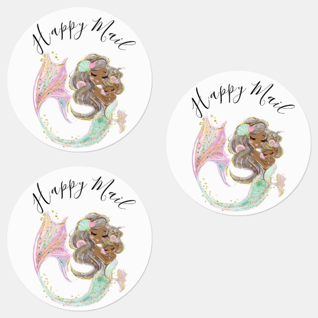 Etiquetas Chá de fraldas Sereia náutico (Grupo)