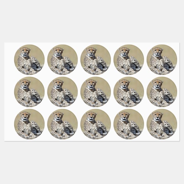 Etiquetas Cheetah (Folha)