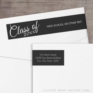 Etiquetas Classe com Ano e Segundo grau Personalizados