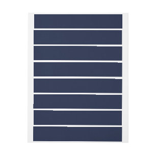 Etiquetas Classic Midnight Blue 1" x 7,25"