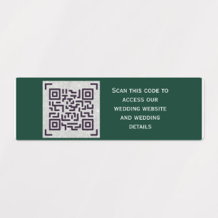 Etiquetas Código QR do ORÇAMENTO Detalhes do Site de Casam