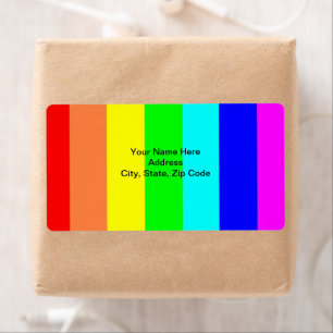 Etiquetas Coloridas com Faixa