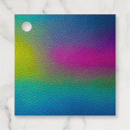 Etiquetas Coloridas de Arte de Couro