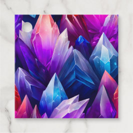 Etiquetas Coloridas de Arte de Cristal Rock