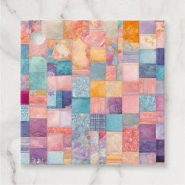 Etiquetas Coloridas de Ofertas de Arte Inclinação