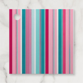 Etiquetas Coloridas de Presente de Arte de Tecido