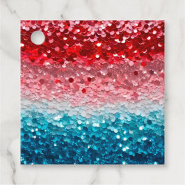 Etiquetas Coloridas de Presente de Arte Sequin