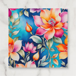 Etiquetas Coloridas de Presente do Tecido Vintage