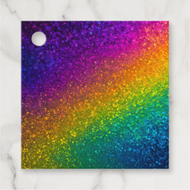 Etiquetas Coloridas para Presente de Arte Colorida