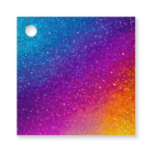 Etiquetas Coloridas para Presente de Arte Colorida