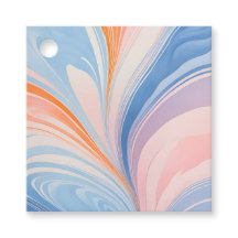 Etiquetas Coloridas para Presente de Arte em Papel