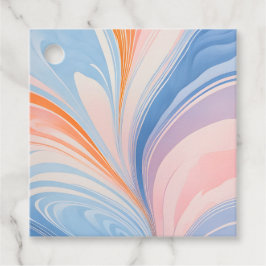 Etiquetas Coloridas para Presente de Arte em Papel