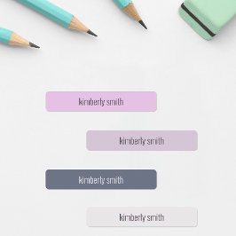 Etiquetas com Nome para Escola de Menina Boho