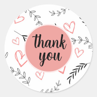 Etiquetas com padrão floral de coração e folha de 