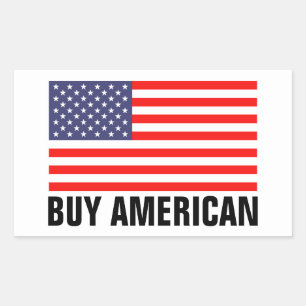Etiquetas comprares americanas com bandeira dos Es