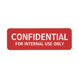 Etiquetas CONFIDENCIAIS