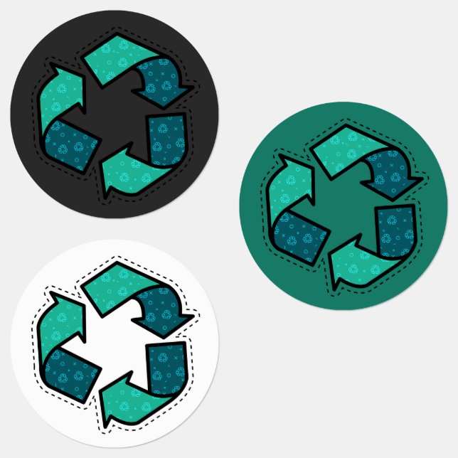 Etiquetas Conheça o Reciclagem - Dia da Terra (Grupo)