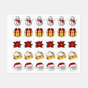 Etiquetas Conjunto de Natal