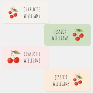 Etiquetas Coquete de cereja giro de volta às crianças de rou