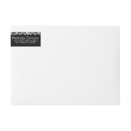 Etiquetas Cor branca sobre preto