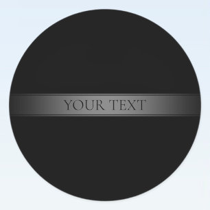 Etiquetas Cor Editável de Faixa de Gradiente Elegante Simple