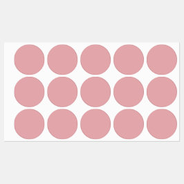 Etiquetas Cor Sólida Rosa-Rosa Rosa | Clássico | Elegante