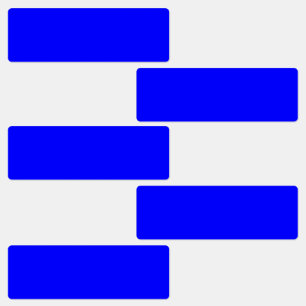 Etiquetas Cor Sólido Azul Neon