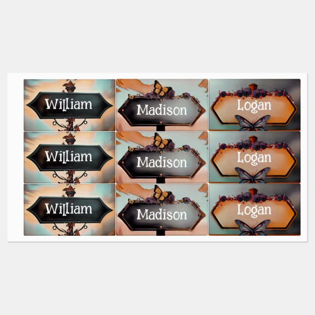 Etiquetas Crianças (Folha)