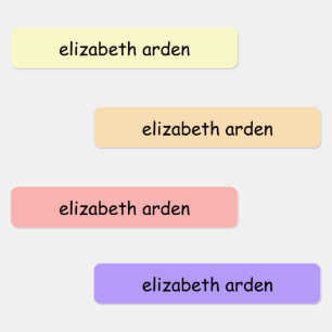 Etiquetas Crianças Coloridas Fornecimento Escolar Nome à Pro