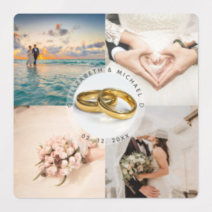Etiquetas Crie sua própria Colagem de Fotos de Casamento de