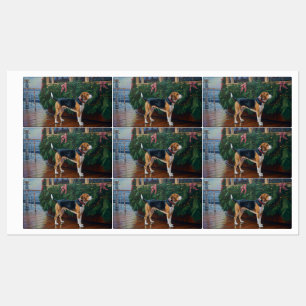 Etiquetas Cruzeiro de Natal da Beagle: Delito de Férias Paws