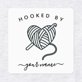 Etiquetas Custom Crochet Iron on Label for crafter