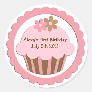 Etiquetas customizáveis das etiquetas do cupcake