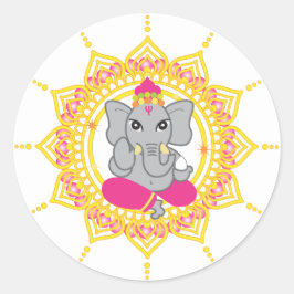 Etiquetas Cute Ganesha