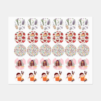 Etiquetas Cute stickers girls 