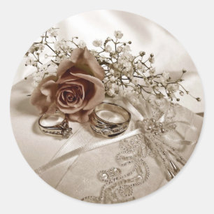 Etiquetas da aliança de casamento