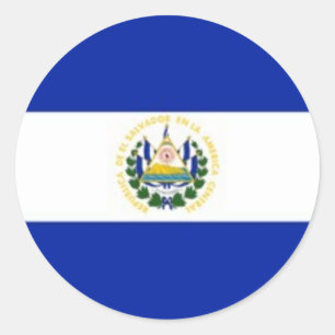Etiquetas da bandeira de El Salvador