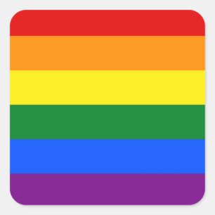 Etiquetas da bandeira do arco-íris
