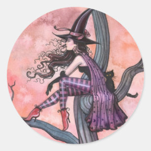 Etiquetas da bruxa de Halloweeen por Molly