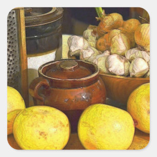Etiquetas da cozinha do país