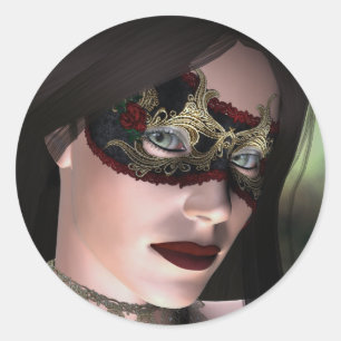 Etiquetas da fantasia do mascarada do KRW