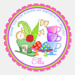 Etiquetas da festa de aniversário do país das