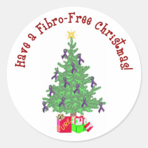 Etiquetas da Fibro-Árvore do Natal