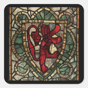 Etiquetas da heráldica do vitral