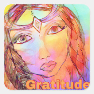 Etiquetas da inspiração da gratitude