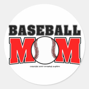 Etiquetas da mamã do basebol