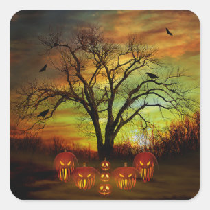 Etiquetas da noite do Dia das Bruxas