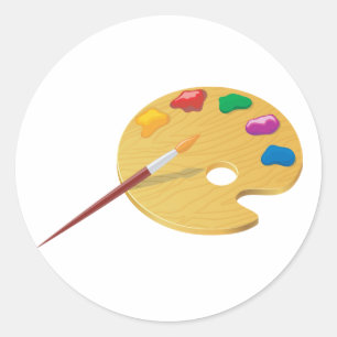 Etiquetas da Paleta de Pintores