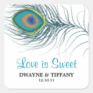 Etiquetas da pena do pavão