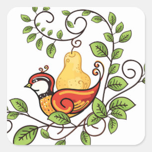 Etiquetas da perdiz do feriado